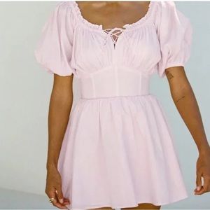 Dani skirt corset mini pink dress